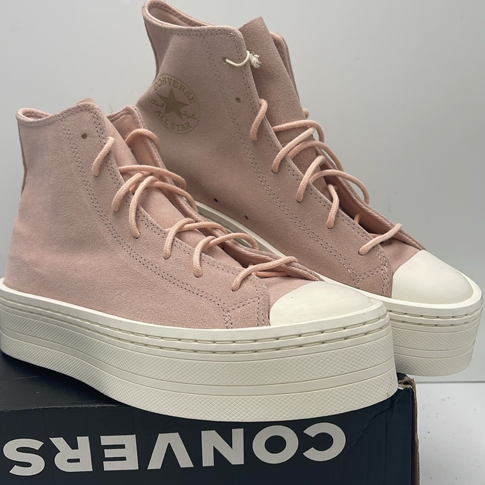 Converse WMNS Pink High-Top Sneakers Platform A04663C
CTAS MODERN LIFT HI PINK - Picture 4 of 16
